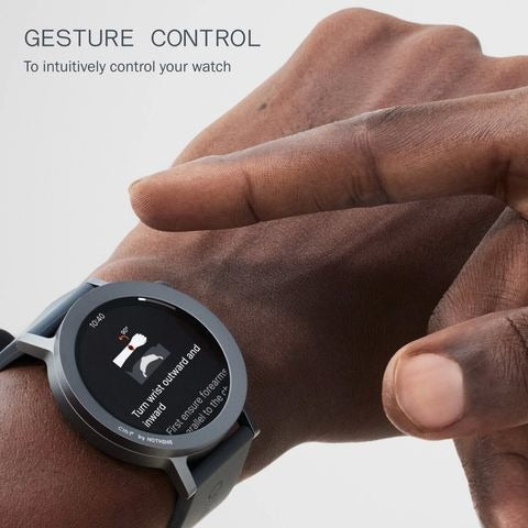 Air Watch Pro 2 Smartwatch – 1.32" AMOLED Display, Bluetooth Calling (Dark Grey Strap)