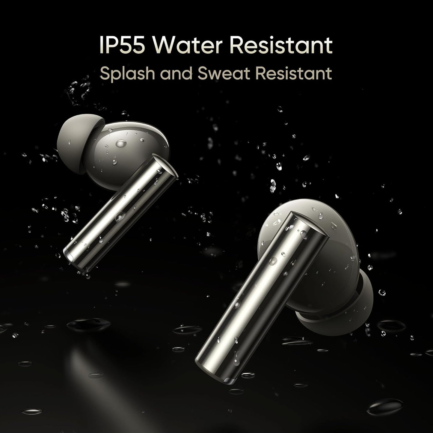 Max34A in Ear Wireless Buds Air 6 Pro with Dual Drivers(11Mm+6Mmtweeter),40 Hrs Play Time